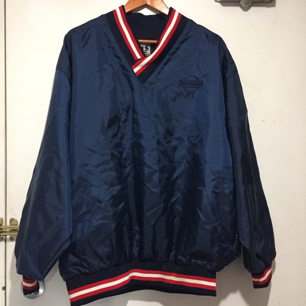 LEATHER SPORT NISSAN PULLOVER JACKETS SIZE L